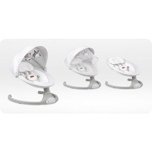 MoMi KENANI Mecedora gris claro